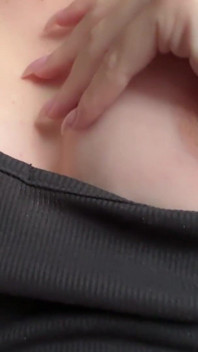 Playing with My Natural Tits