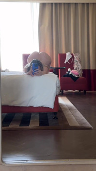 Morning in a Hotel Room After a Night of Sex Marathon
