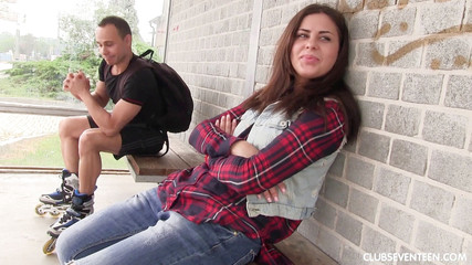 Club sweethearts: Teen fucked rough outdoor by ClubSweethearts