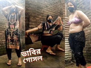 Modern Beauty: Бенгальська приголомшлива бхабі показує своє чудове сексуальне тіло під час ванни