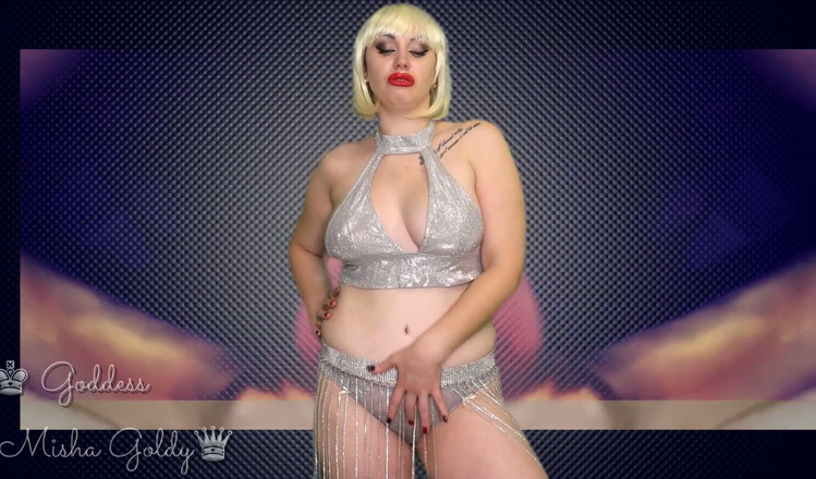 Goddess Misha Goldy: Sarai sotto i riflettori del gangbang party!