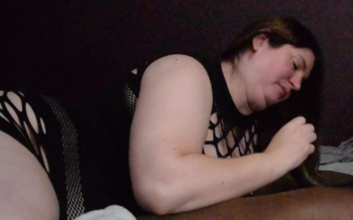 TrotzillaTheGod: Slobbing on a Hard Black Cock