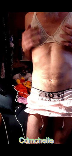 Cd Michelle lingerie: Cdmichell Mencuba Banyak Seluar dalam yang berbeza & Coli