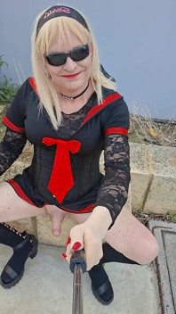 Sissymandy Red Sailor Dress