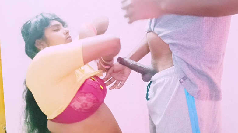 Telugu honey lips: Desi Stepson and Stepmom Blowjob and Fucking in Home