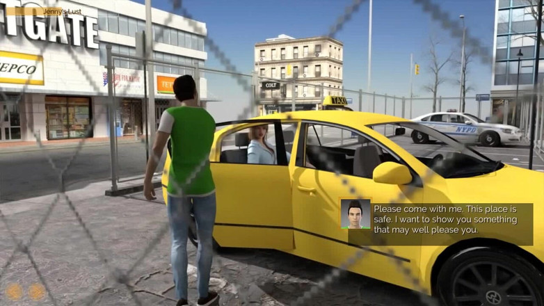 Dirty GamesXxX: Šťastné manželství: Žena v domácnosti šuká taxikáře na boční uliční straně Ep.10