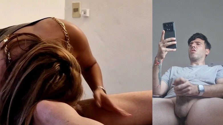 Latinascachondas: Meu Namorado Vê Como Eu Chupo Outro Pau