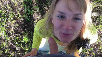 Sasha Bikeyeva: Arriscado sexo ao ar livre em primeiro plano Estranho fodeu...