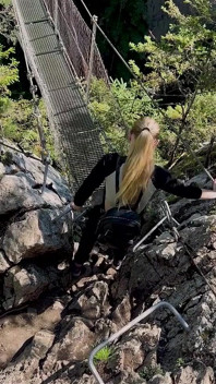 Spontánní horská rychlovka, veřejný venkovní pár