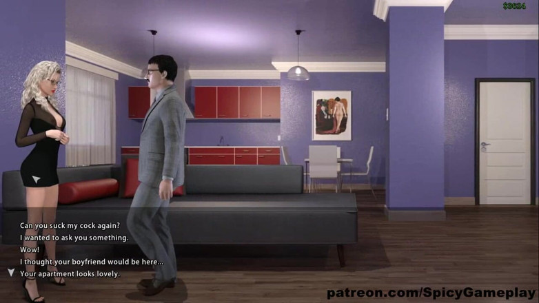 Dirty GamesXxX: Adventures Of Willy D: Seksowna blondie, obciąganie i gardło pie...