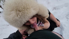 Peach Desert: Harter sex und creampie im wald mit junger molliger schönheit