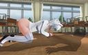 H3DC: 3D Hentai Neko Girl Sucks Teacher&amp;#039;s Cock in the Classroom