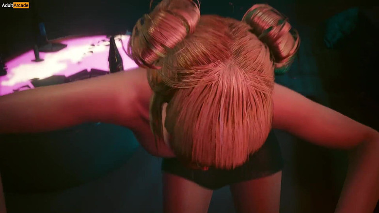 LewdArcade: Cyberpunk 2077 Grace &amp; Charlene Fox - cenas de sexo [18+] Joy Toy - cenas...