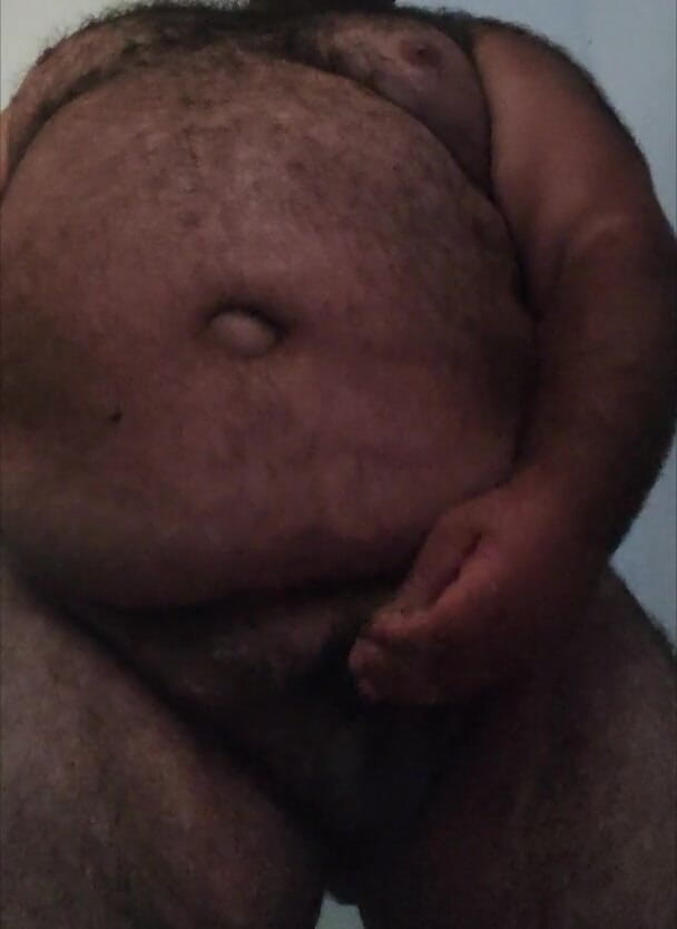 BeardedChubby: Masturbare lentă tăcută, arăt totul și în sfârșit pierd controlul