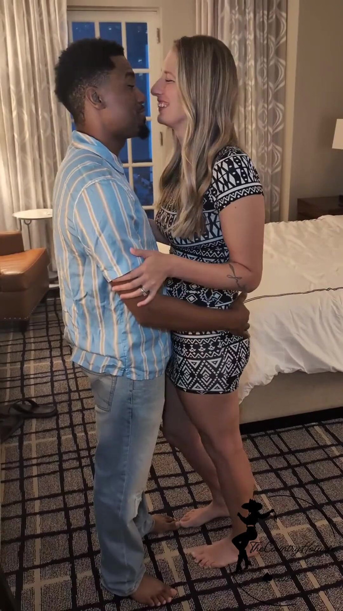 Darrenblazeent: Country Hotwife BBC Creampie in Front of Husband