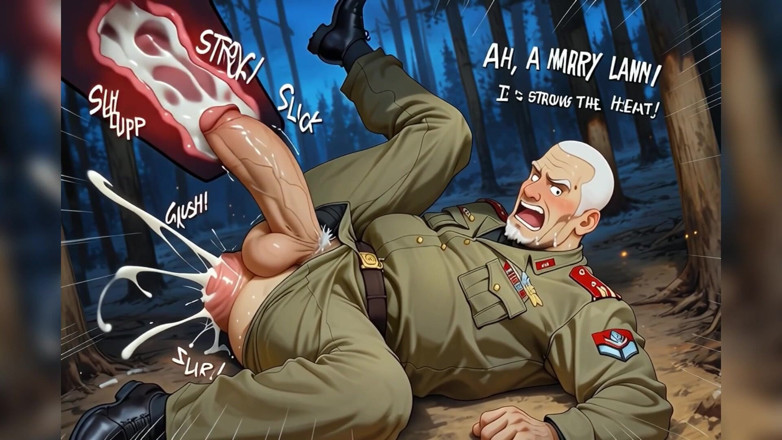 Gayming: Pulă uriașă bătrân futută în cur