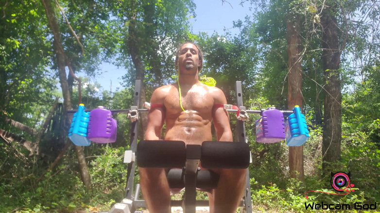 Arthur Eden aka Webcam God: Hot &amp; sweaty workout (4K)