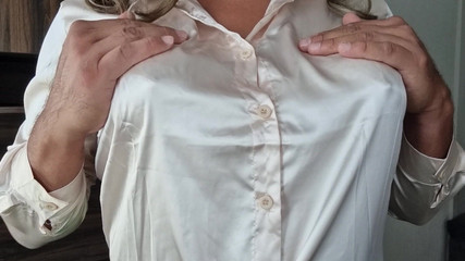 Sexy shinny clothes: Zarif bayan saten bluz