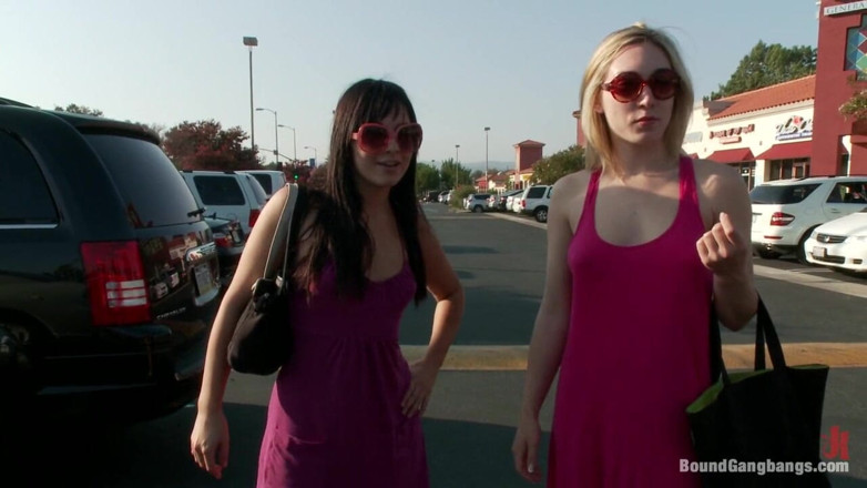 Bound Gang Bangs by Kink: Two Girl Gang Bang