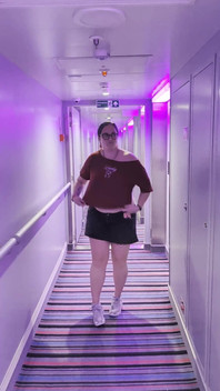 Cruise Ship Hallways Are for Flashing!