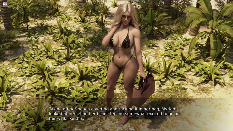 Neon2520: Projek permainan Myriam #38 berkongkek dengan orang asing di pantai