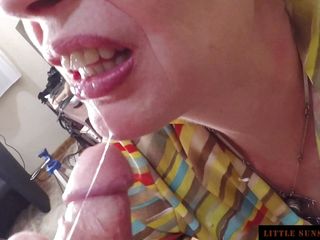 Little Sunshine MILF: First a standing Assfuck than Cum in Mouth ATM