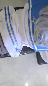 G-cup Waistline Perfection in Hamakaze Cosplay, Private Fantasy Captured in a Playful Secret Session Angle1