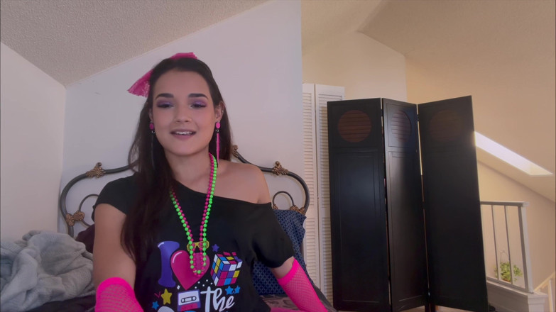 Kink in Time: Zary Smyslné 80. let Honění Instrukce 4K POV Neon Svádění Čeká!