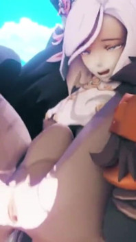 Shenhe Gets a Rough Anal Fuck by a Mitachurl - Genshin Impact