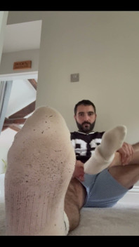 Sniffing My Overused Socks After the Gym!
