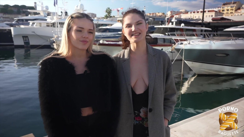 Porno Baguette: Jade i Francesca, dwie wspaniałe dziewczyny, podziel się dużym kutasem