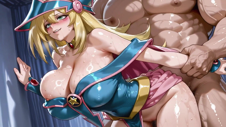 Prznai: All Might (mha) X Fille Magicienne Noire (yugioh)