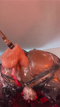 Femboy Gapes Hole dengan Encik Hankey Dildo - Sesi Mesin Kongkek dubur mendalam