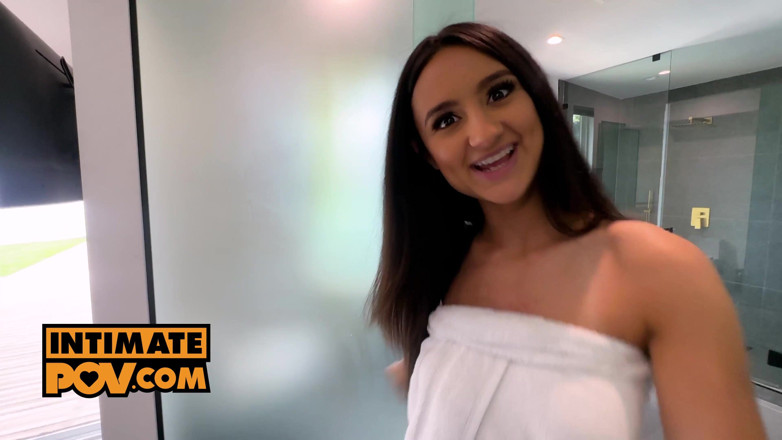 IntimatePOV: Bakış açısı - minyon kız arkadaş Eliza Ibarra ile sakso ve...