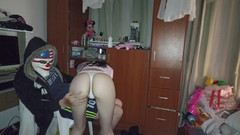 Jopy sex: Gemaskerde man op Halloween neukt de vriendin van zijn beste...