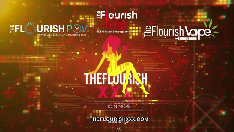 The Flourish XXX: QueenRogue red room orgy BDSM DP part 2