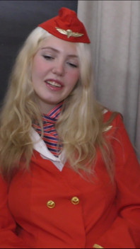 Spanish Air Hostess Claudia Garcia Take BBC