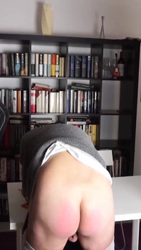 Hot Threesome Library Tease with Exposed Cock and Ass