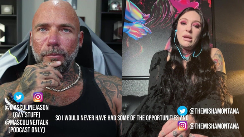 Raw and Uncensored with Masculine Jason: Порнозвезда Исповедь - Миша Монтана (эпизод 77)