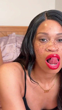Lips Teasing and Dangling