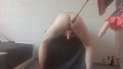 KwolfT: Watch me peg his ass (KWolft, pegging, monster strapon)