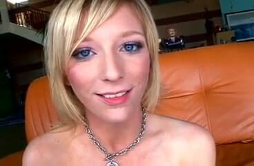 CBD Media Interracial: A petite blonde babysitter with pink nipples gets her tiny...