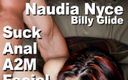 Edge Interactive Publishing: Naudia Nyce et Billy Glide sucent un facial anal, A2M