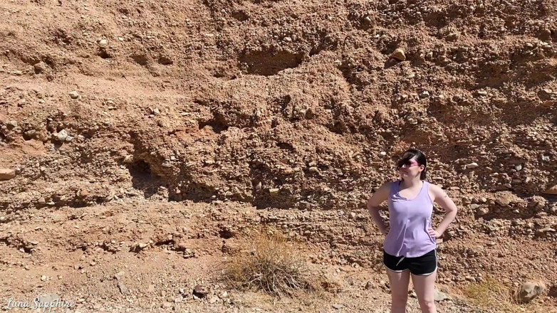 Luna Sapphire: Outdoor pee hiking compilation