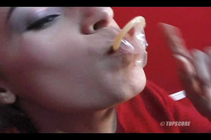 Fetish Tv: Used condom eating