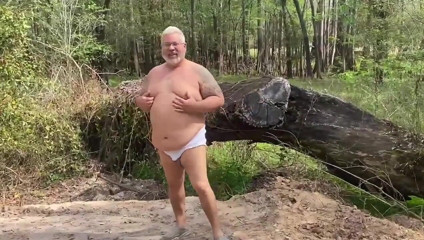 Hand-Free-Daddy-Chub: Riesige papi-ladungen schießen