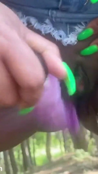 Fucking My Pussy Outdoors Moaning Squirting Orgasms