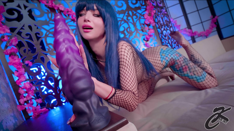 Ksu Colt: Vero orgasmo tremante con un enorme dildo hinata Uzumaki