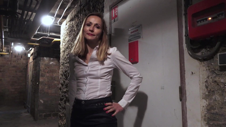 Rick Angel: Anal in a dirty cellar for french MILF Alice