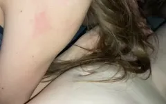 Beautiful Teen Loves to Suck My Wet Dick Sweetly and Play with My Sperm